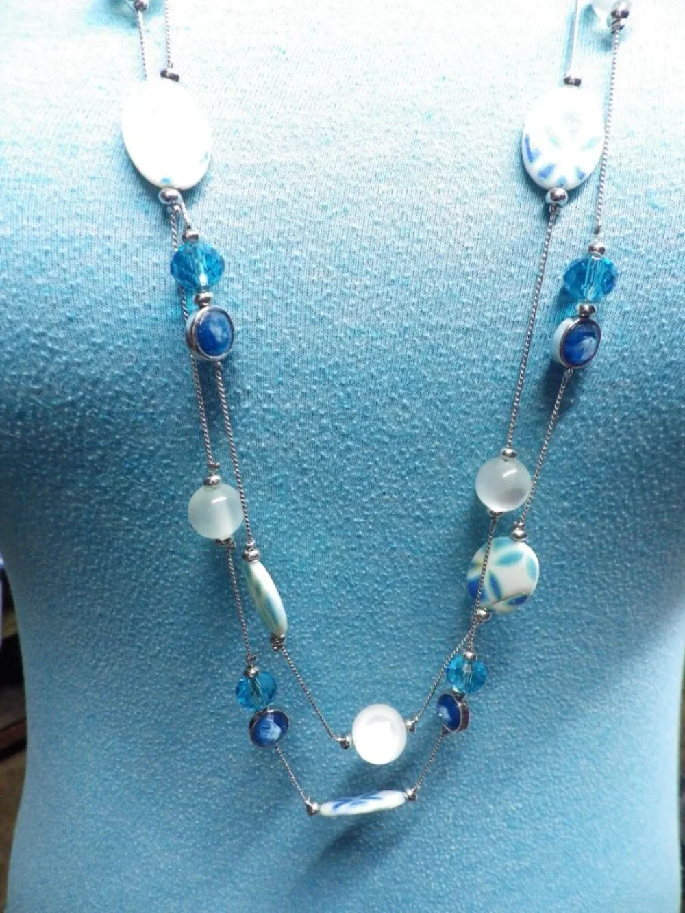 Lot of 5 Necklaces Blue Lot 720G2